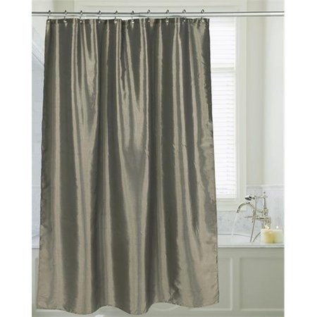 LIVINGQUARTERS FSC15-FS-42 72 x 72 in. Shimmer Faux Silk Shower Curtain; Sage LI254946